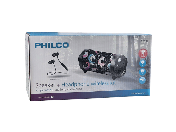 Kit Parlante Diseño Unicornio + Audífonos Bt Px56u Philco 4