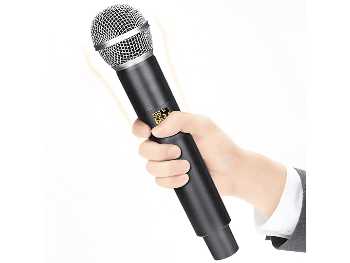 Kit Micrófonos Inalámbricos UHF Philco WM314 con Receptor  2