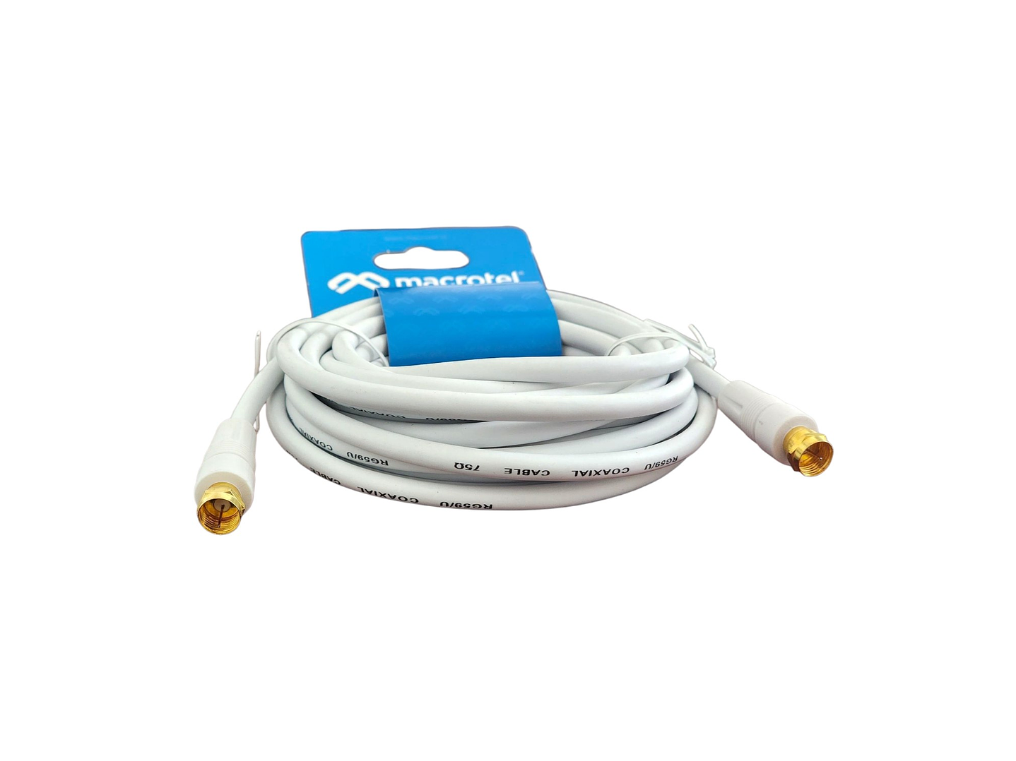 Cable Coaxial RG-59/U 5 mt con Conector “F” Macho MV-812 2