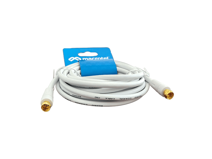 Cable Coaxial RG-59/U 5 mt con Conector “F” Macho MV-812 2