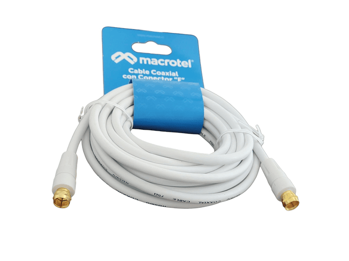Cable Coaxial RG-59/U 5 mt con Conector “F” Macho MV-812 3