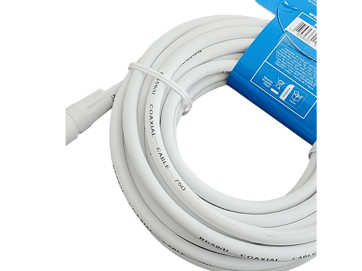 Cable Coaxial RG-59/U 5 mt con Conector “F” Macho MV-812 4