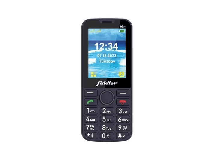 Teléfono Celular Senior Fiddler D117 4G Negro 1