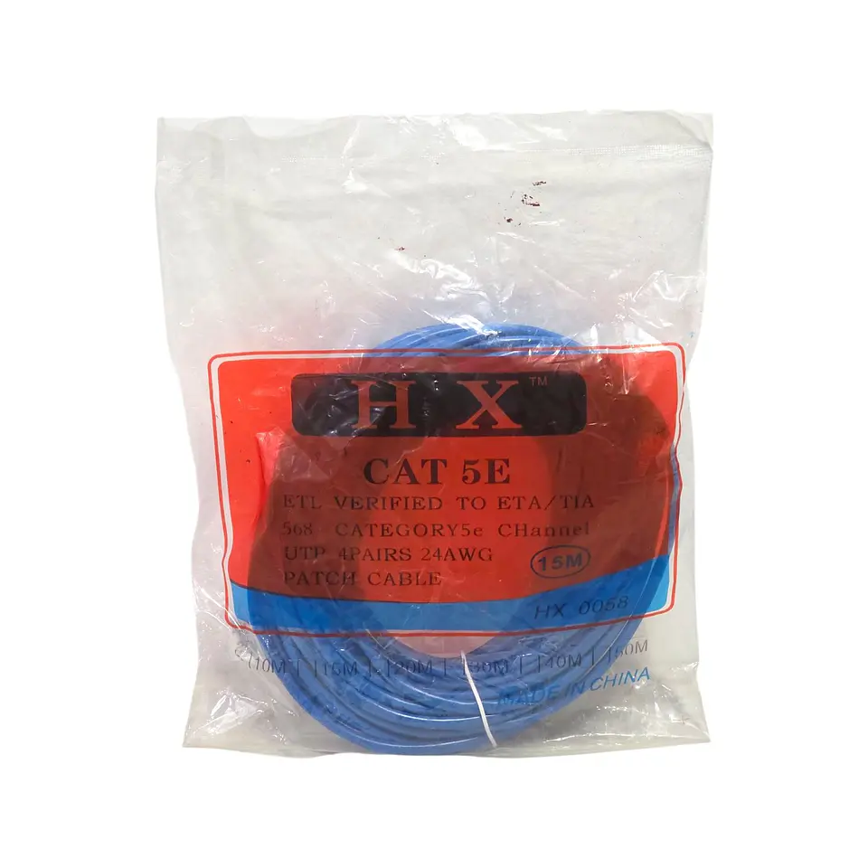 Cable de Red Utp 15 Metros Cat5 Patch Cord 4