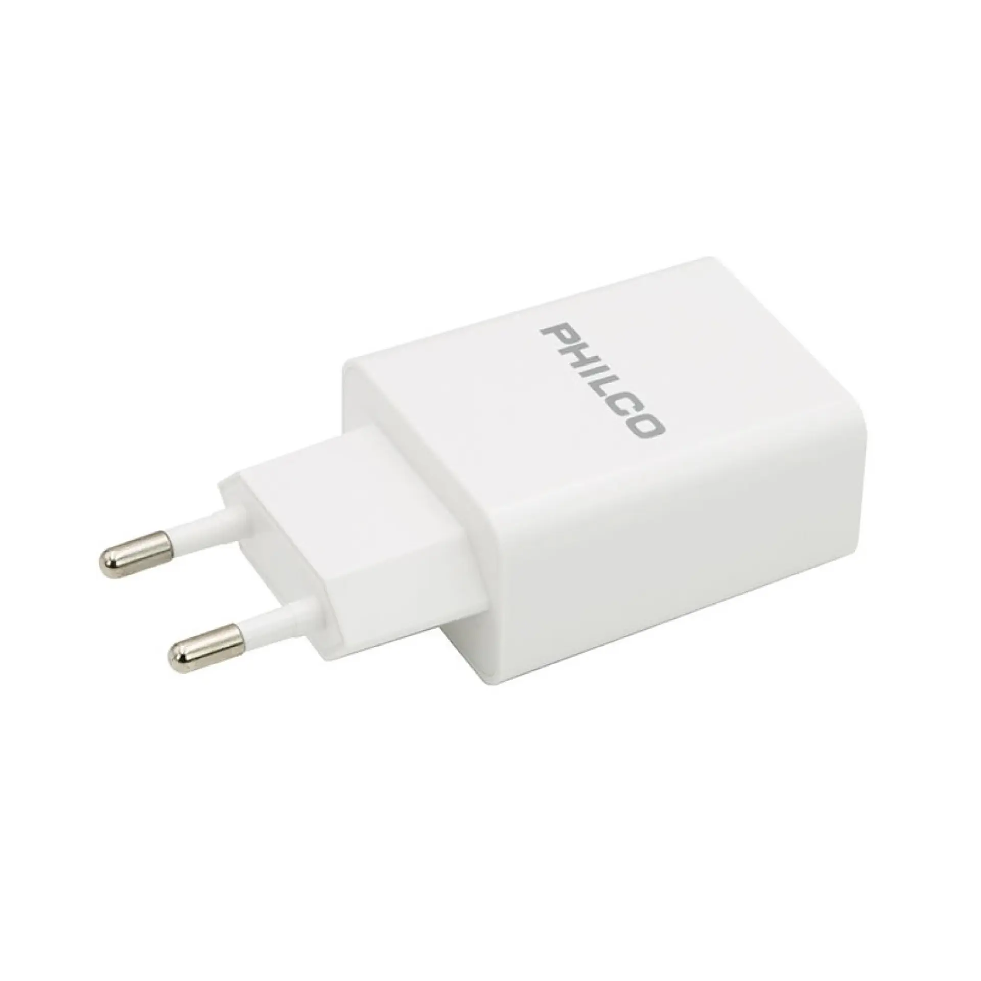 Cargador Rápido 2.1A Doble USB + Cable Micro USB Philco  2