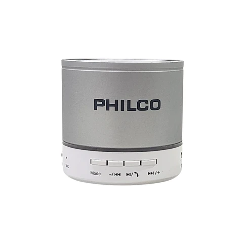 Mini Parlante Portátil Bt 3W USB FM P295 Philco Plata