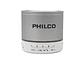 Mini Parlante Portátil Bt 3W USB FM P295 Philco Plata - Miniatura 1