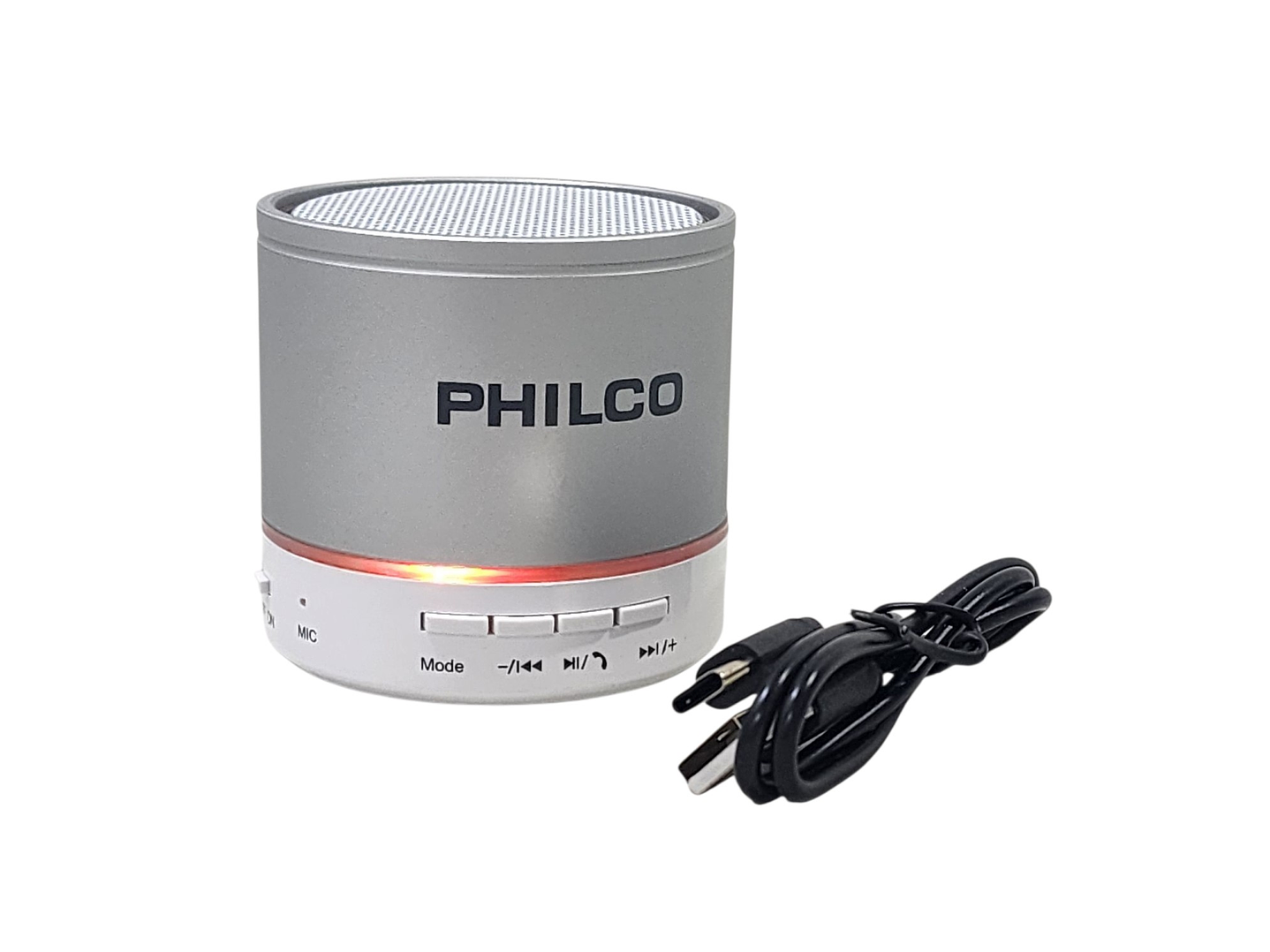 Mini Parlante Portátil Bt 3W USB FM P295 Philco Plata 2