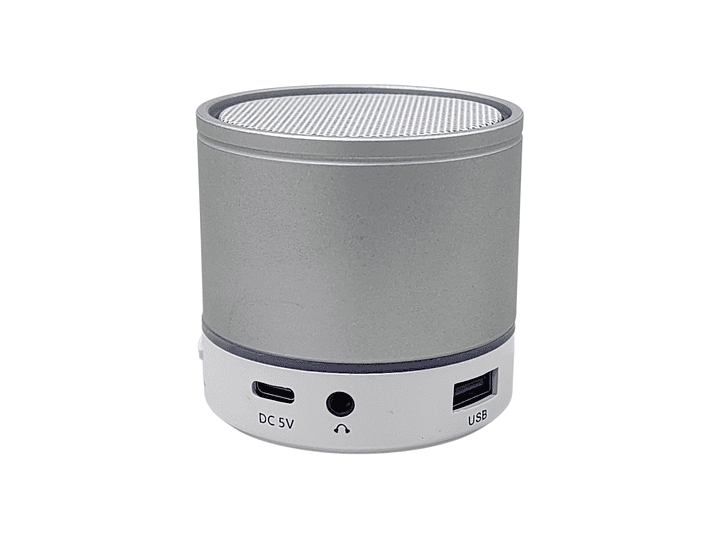 Mini Parlante Portátil Bt 3W USB FM P295 Philco Plata 3