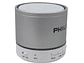 Mini Parlante Portátil Bt 3W USB FM P295 Philco Plata - Miniatura 4