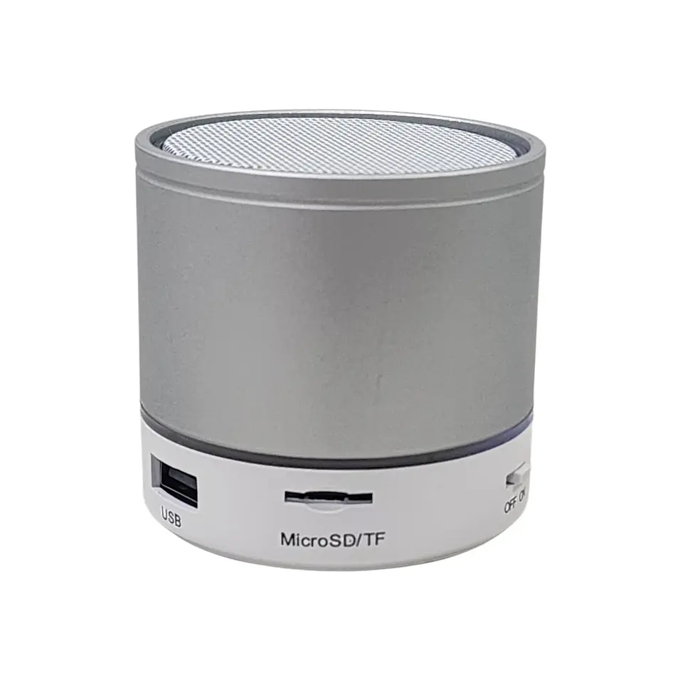 Mini Parlante Portátil Bt 3W USB FM P295 Philco Plata 5