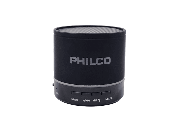 Mini Parlante Portátil Bt 3W USB FM P295 Philco Negro 1