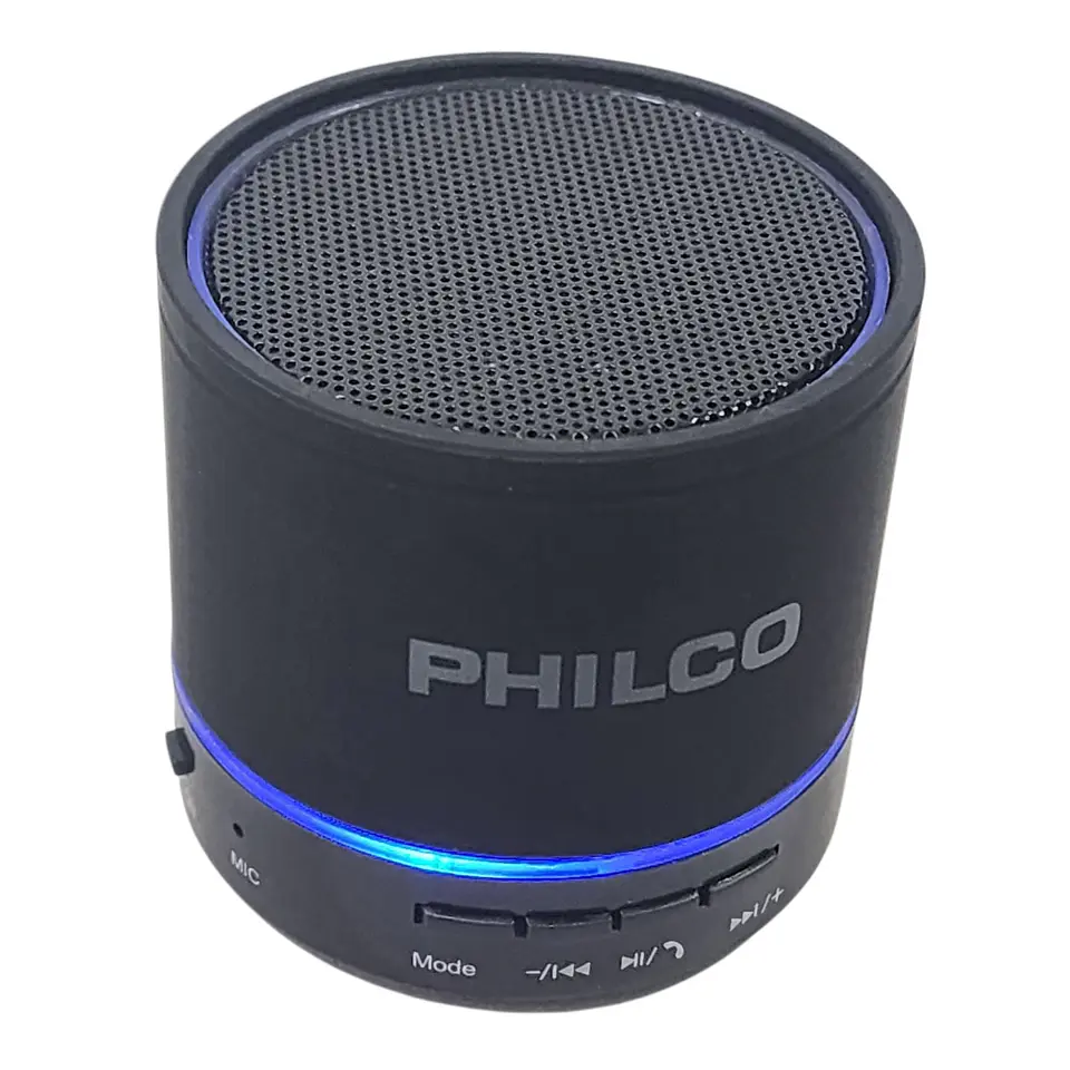 Mini Parlante Portátil Bt 3W USB FM P295 Philco Negro 2