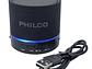 Mini Parlante Portátil Bt 3W USB FM P295 Philco Negro - Miniatura 7