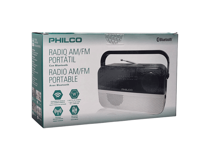 Radio Portátil PJR2200BT Bt AM/FM Philco 6