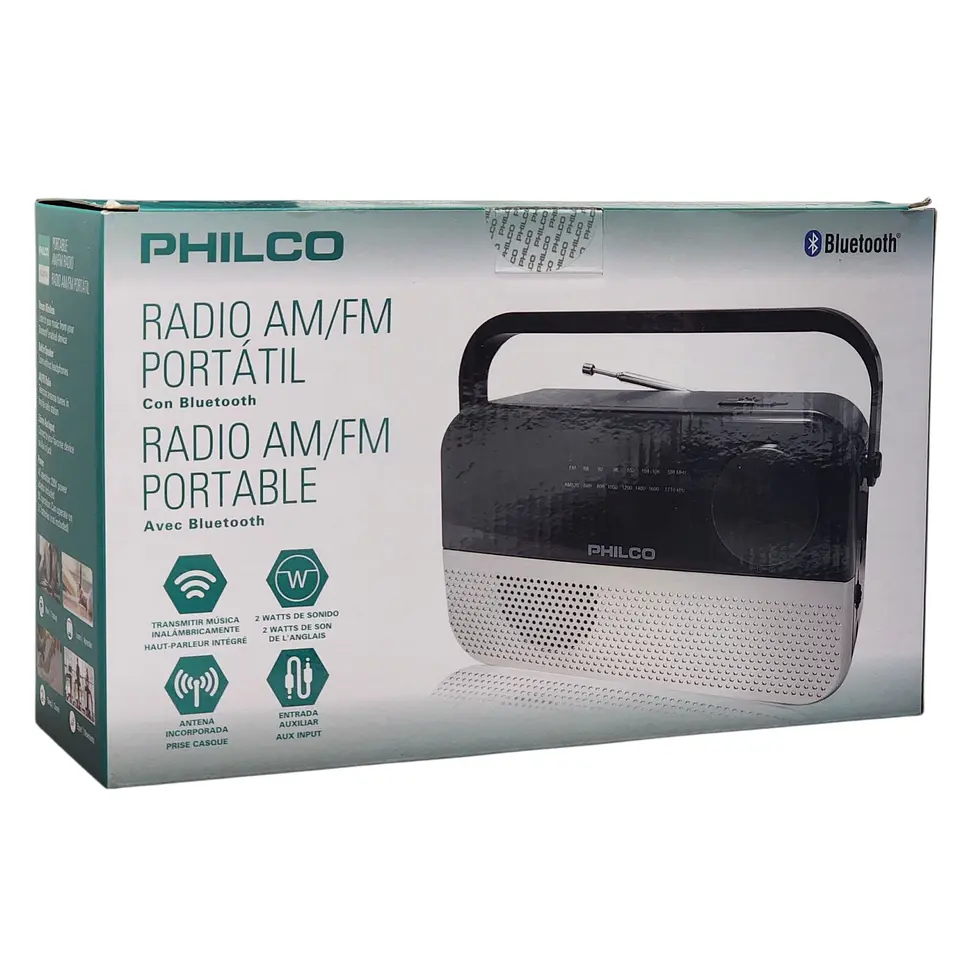 Radio Portátil PJR2200BT Bt AM/FM Philco 6