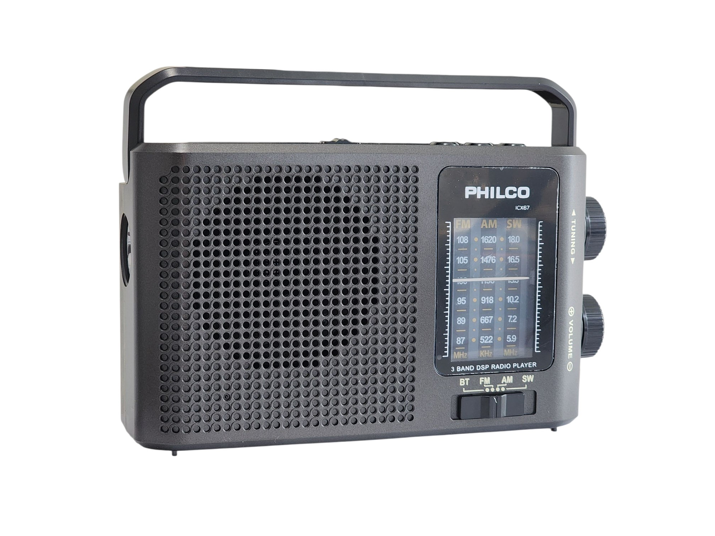 Radio Multibanda Recargable Bt ICX67 Philco 1
