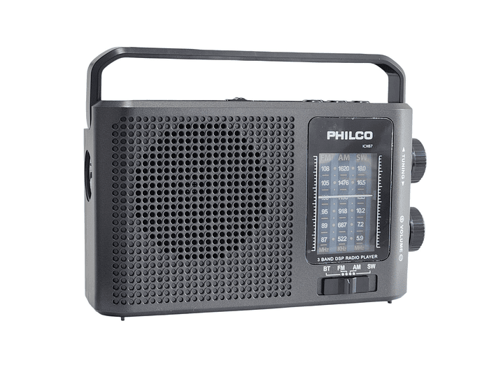 Radio Multibanda Recargable Bt ICX67 Philco 1