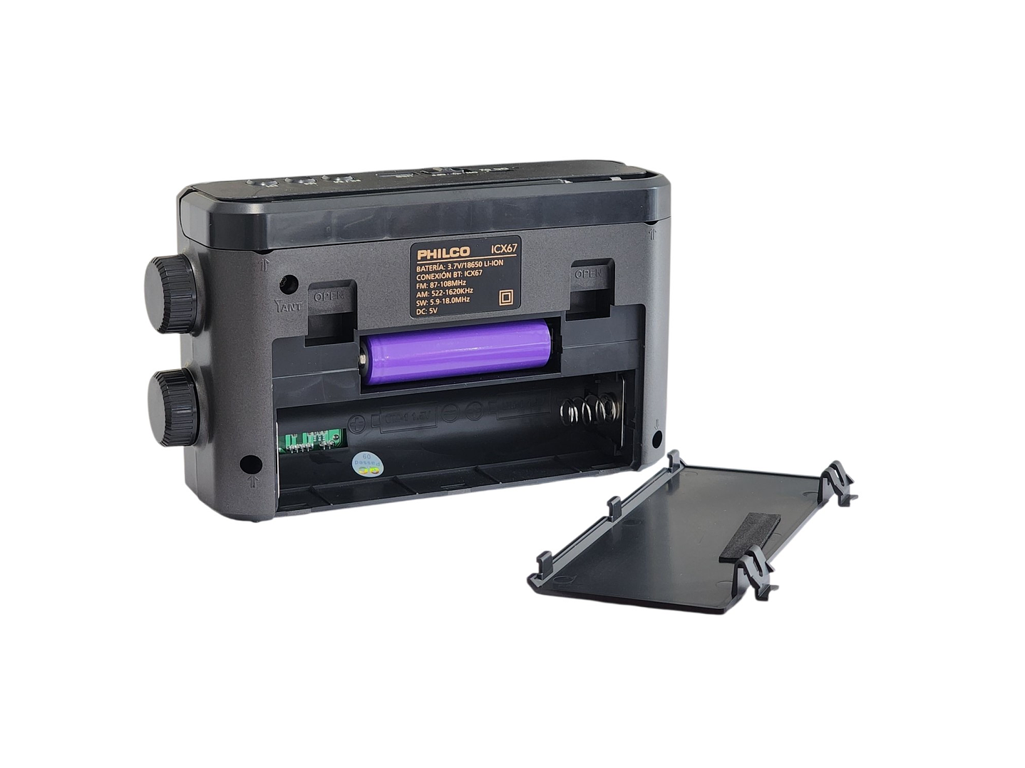 Radio Multibanda Recargable Bt ICX67 Philco 2