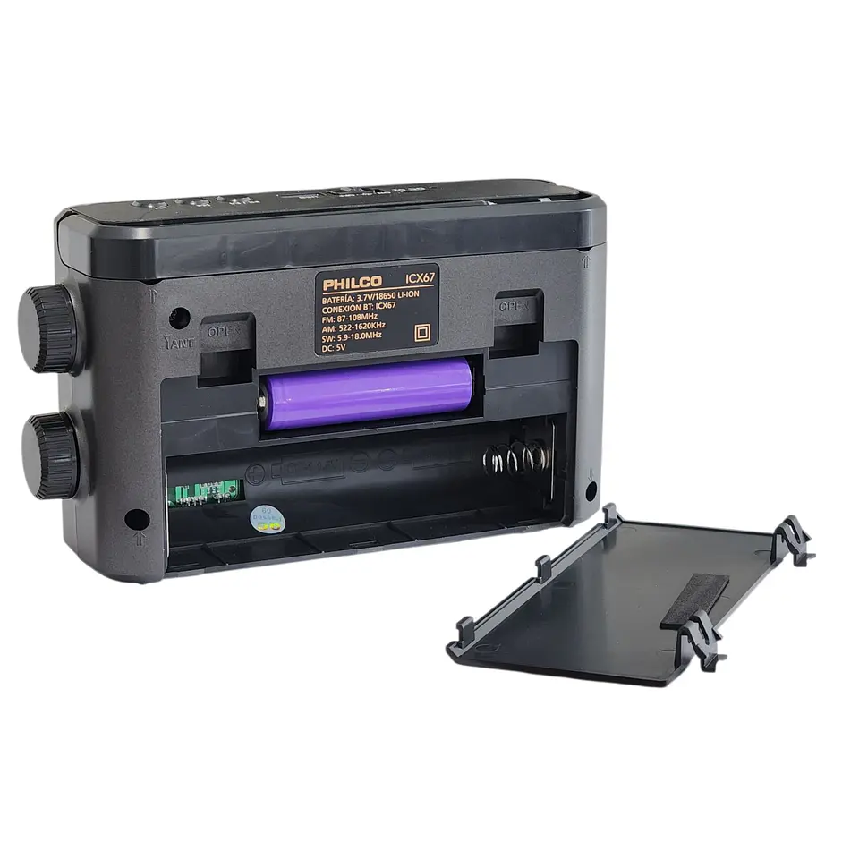 Radio Multibanda Recargable Bt ICX67 Philco 2