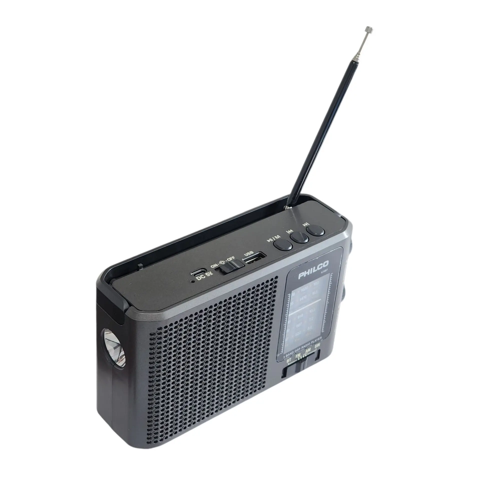Radio Multibanda Recargable Bt ICX67 Philco 3