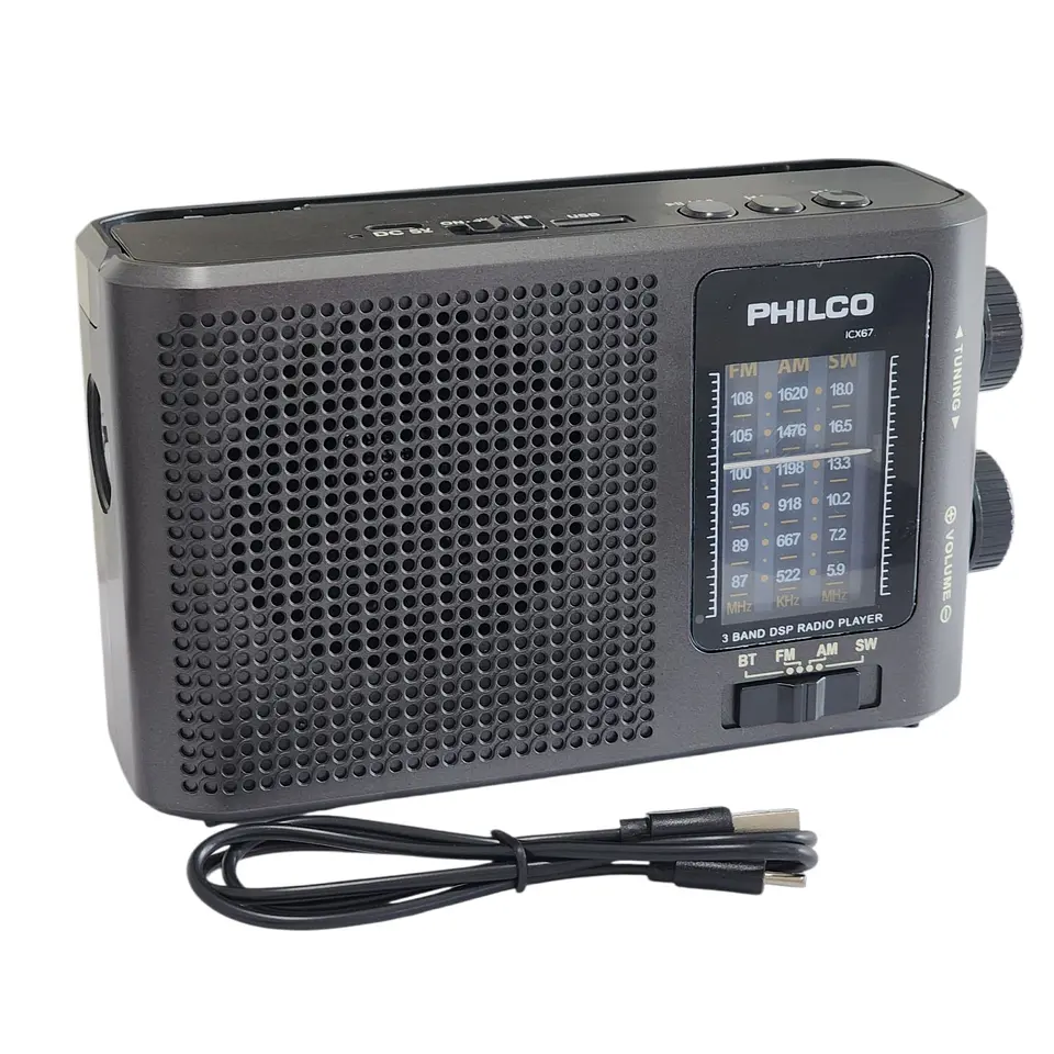 Radio Multibanda Recargable Bt ICX67 Philco 8