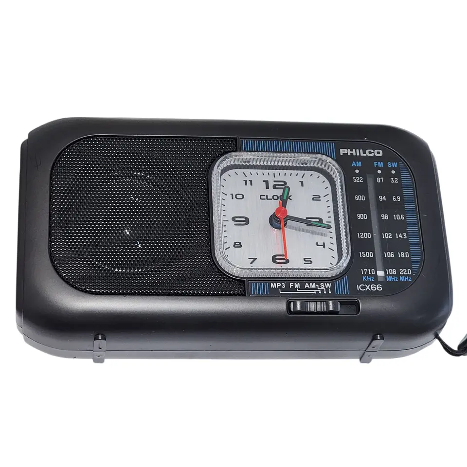 Radio Portátil Recargable con Panel Solar Bt PLCICX66 Philco 6