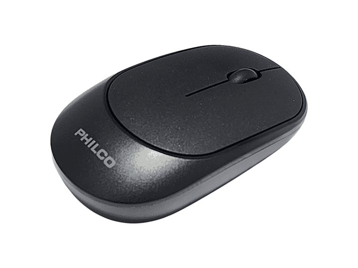 Mouse Inalámbrico Philco Pro 2.4G Negro PPR7314B 4