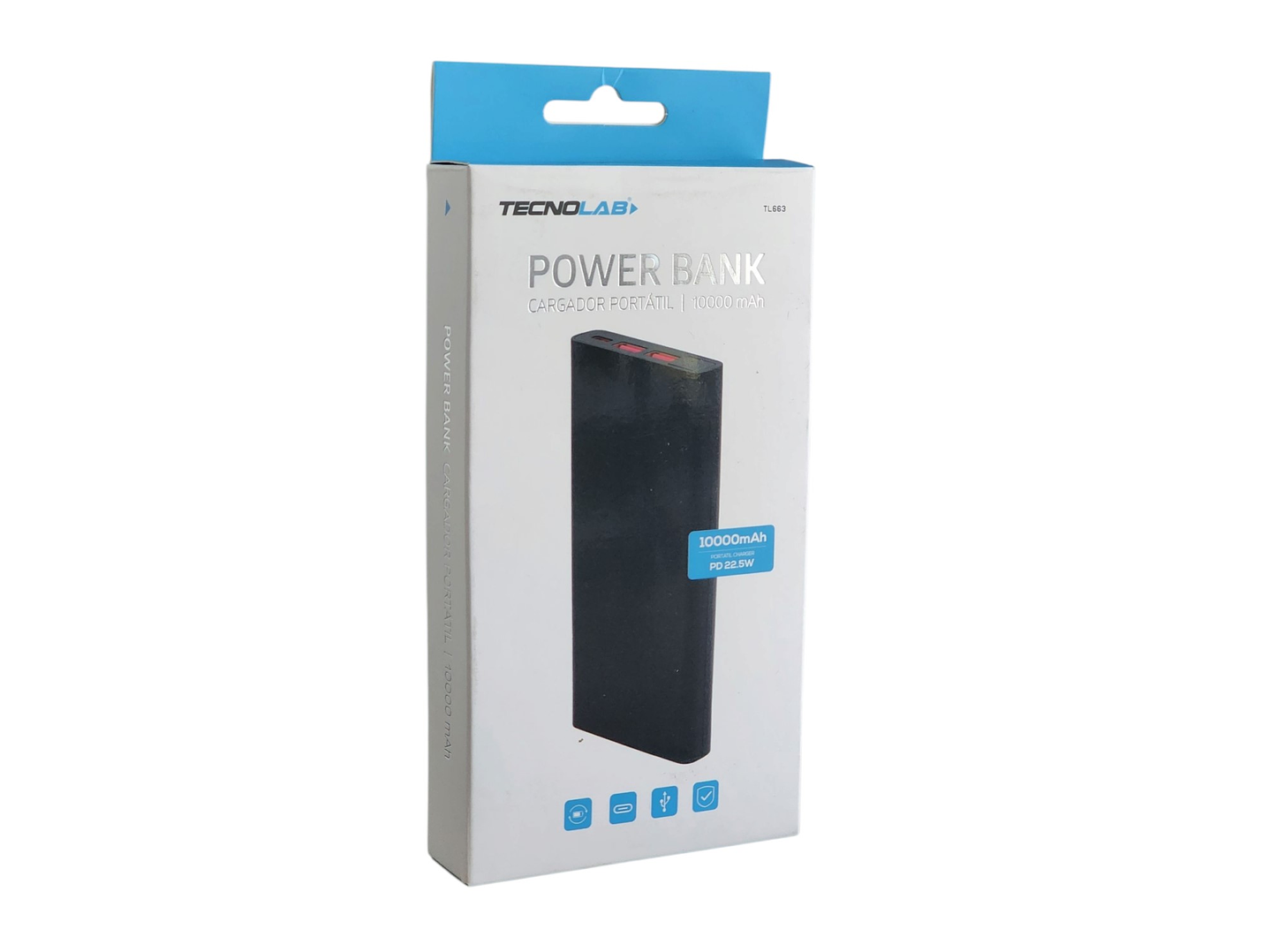 Batería Externa Power Bank TL663 10000mAh 22.5W Tecnolab 2