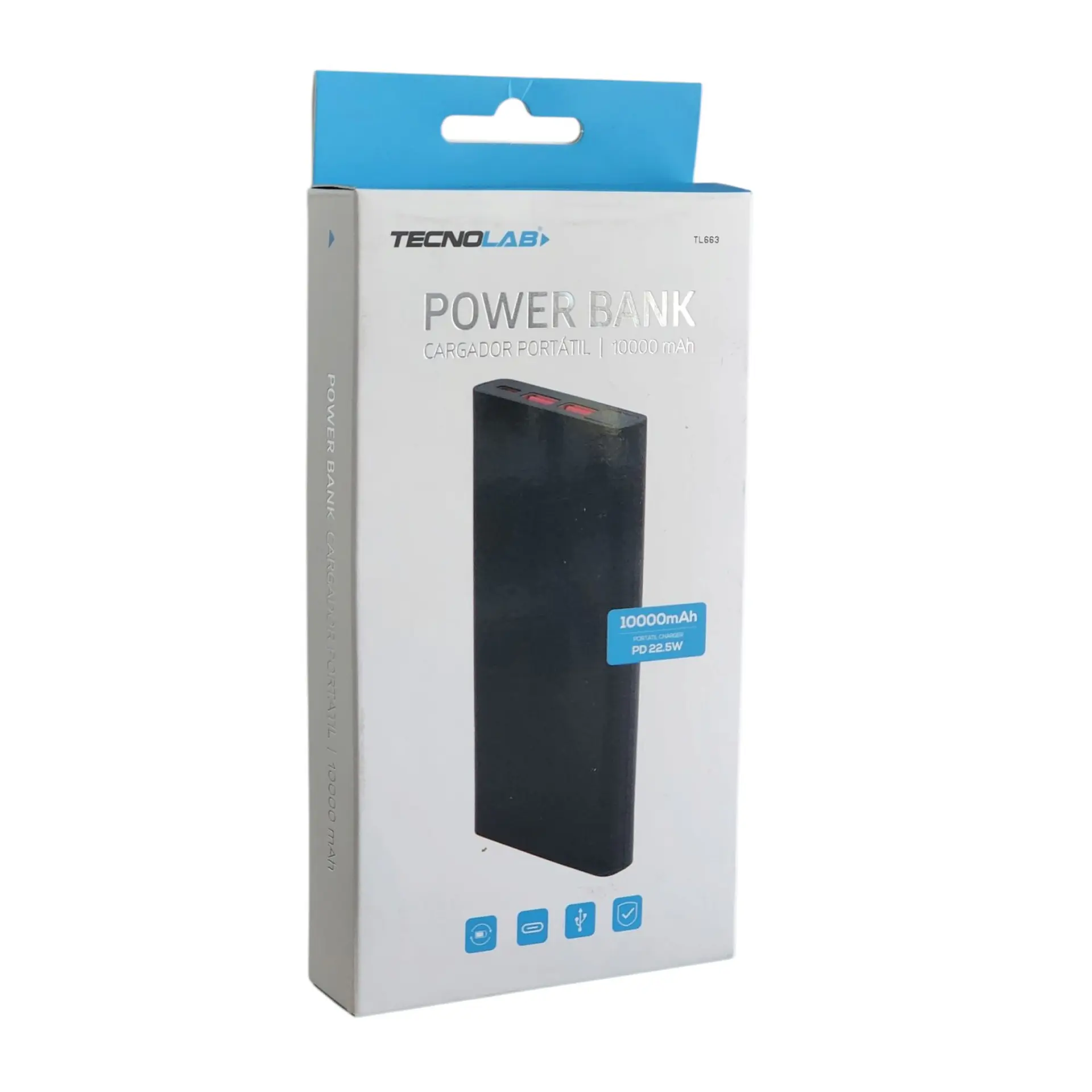 Batería Externa Power Bank TL663 10000mAh 22.5W Tecnolab 2