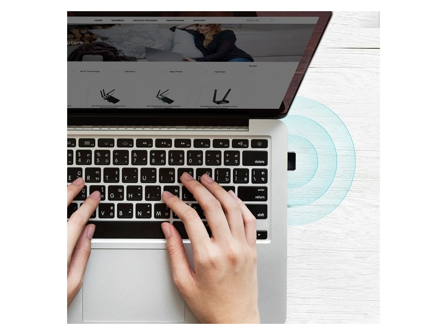 Adaptador Nano USB Wi-Fi AC600 Doble Banda Tp-link 3