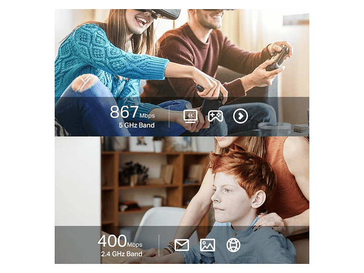 Adaptador Wi-Fi USB TP-Link AC1300 Doble Banda + MU-MIMO 3