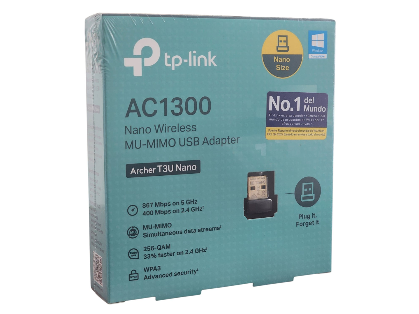 Adaptador Wi-Fi USB TP-Link AC1300 Doble Banda + MU-MIMO 5
