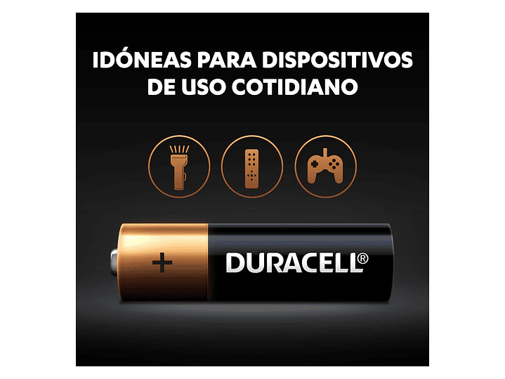 Pack 2 Pilas Alcalinas Aa Duracell Blister 4