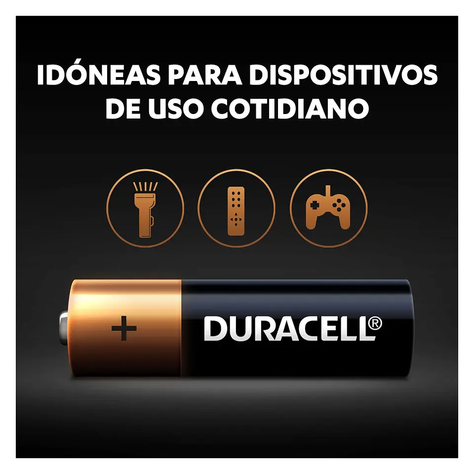 Pack 2 Pilas Alcalinas Aa Duracell Blister 4