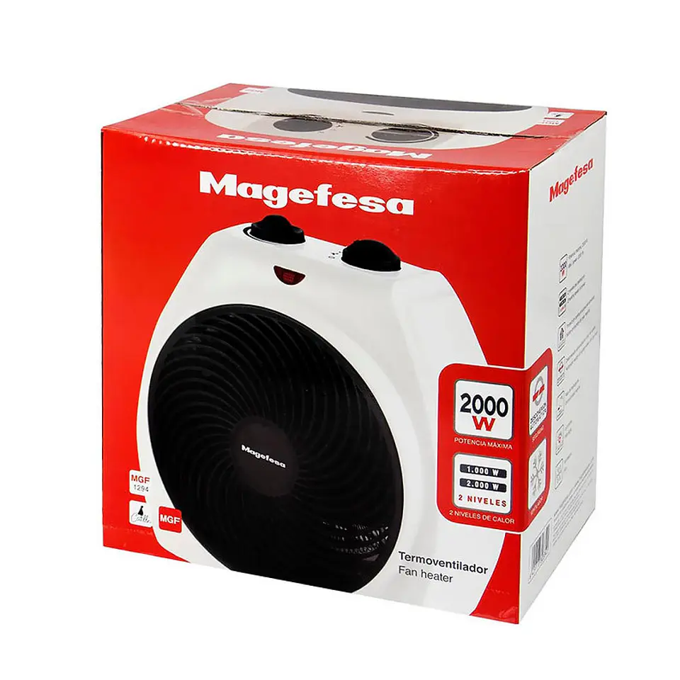 Termoventilador Caille Mgf1294 2000w Magefesa Blanco 6