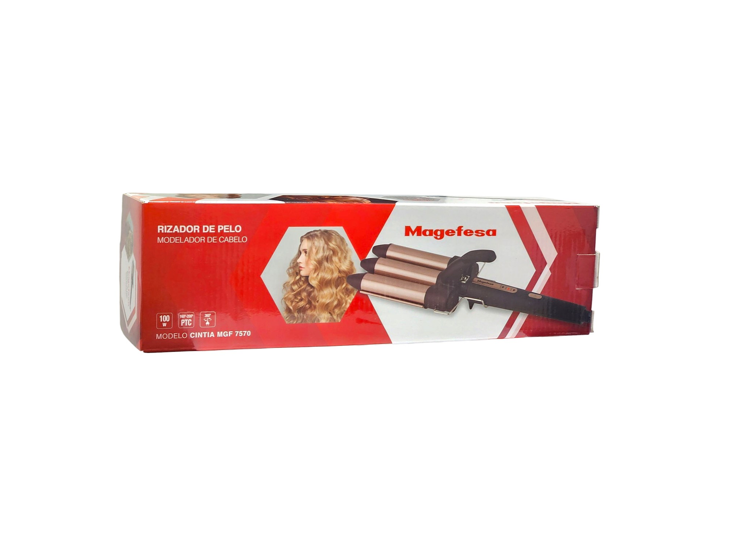Rizador Cerámico 100W 3 Niveles Cintia MGF7570 Magefesa 6