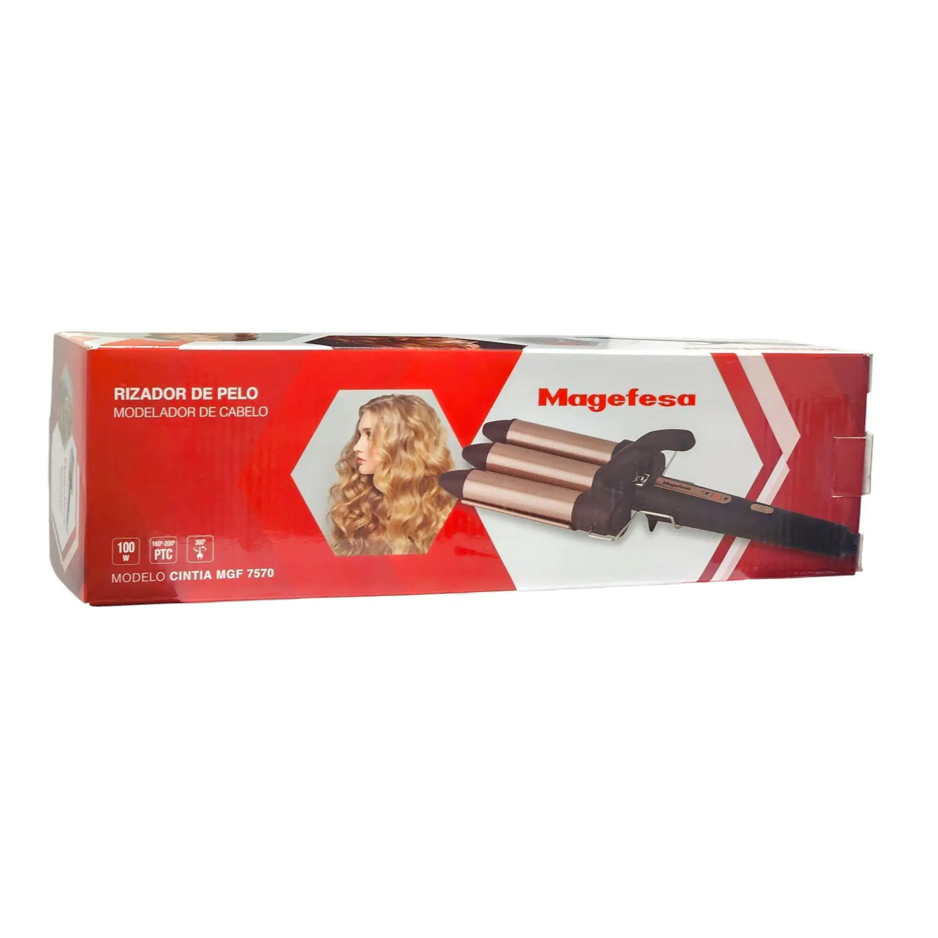 Rizador Cerámico 100W 3 Niveles Cintia MGF7570 Magefesa 6