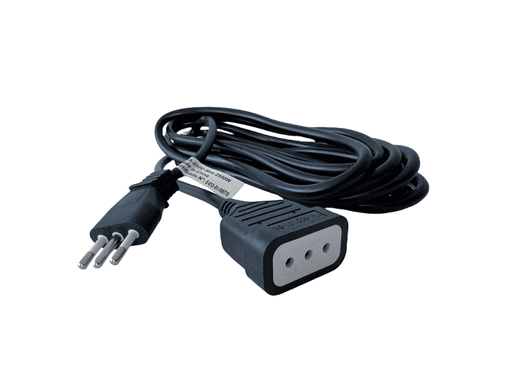 Alargador Extensión Eléctrica 5 mts Tecmaster TM-800101-bk  1