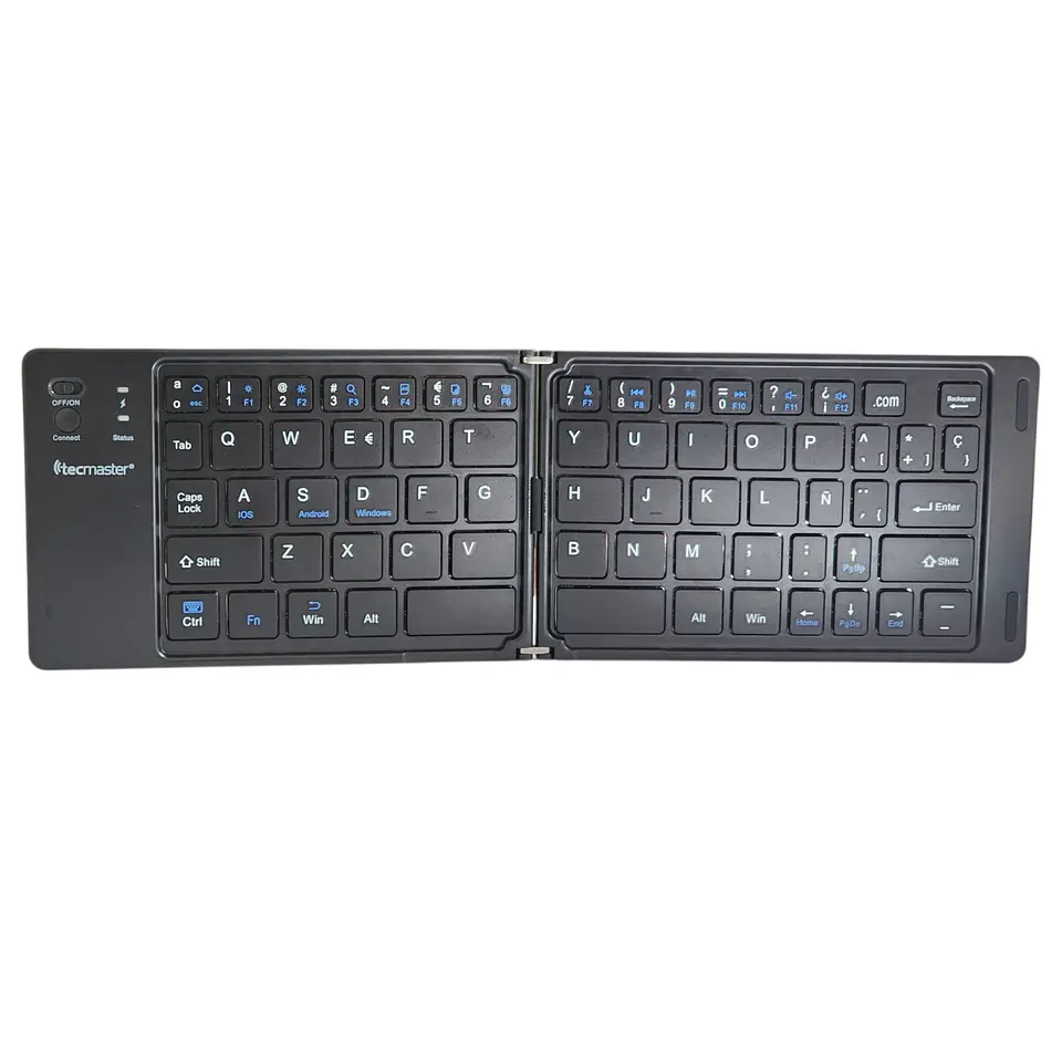 Mini-Teclado Plegable Bt Recargable Tipo-C Tecmaster 1