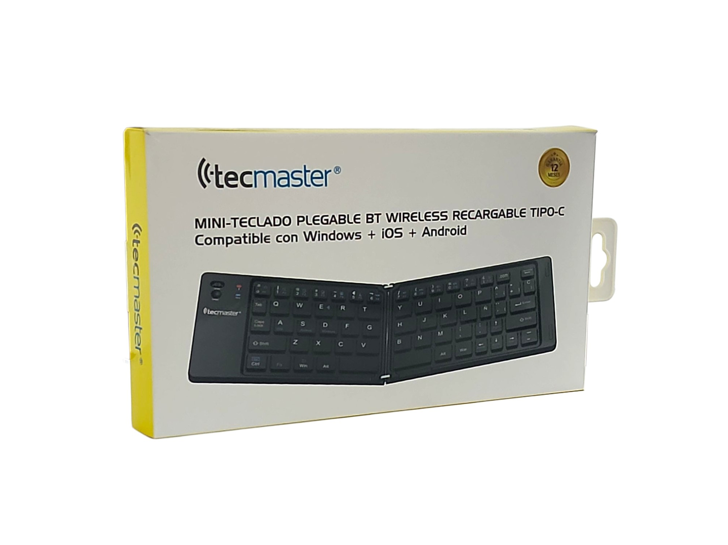 Mini-Teclado Plegable Bt Recargable Tipo-C Tecmaster 2