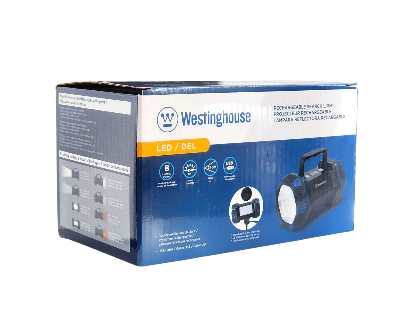 Linterna Recargable 1500lm USB WF217-CB Westinghouse 2