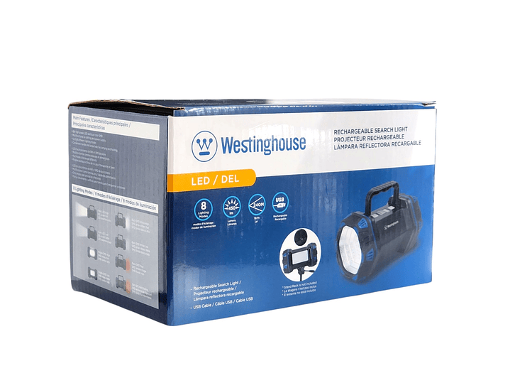 Linterna Recargable 1500lm USB WF217-CB Westinghouse 2