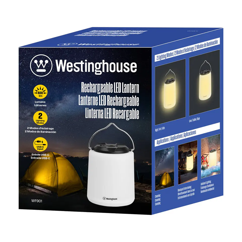 Linterna Farol LED WF901 Recargable 400lm 360° Westinghouse 5