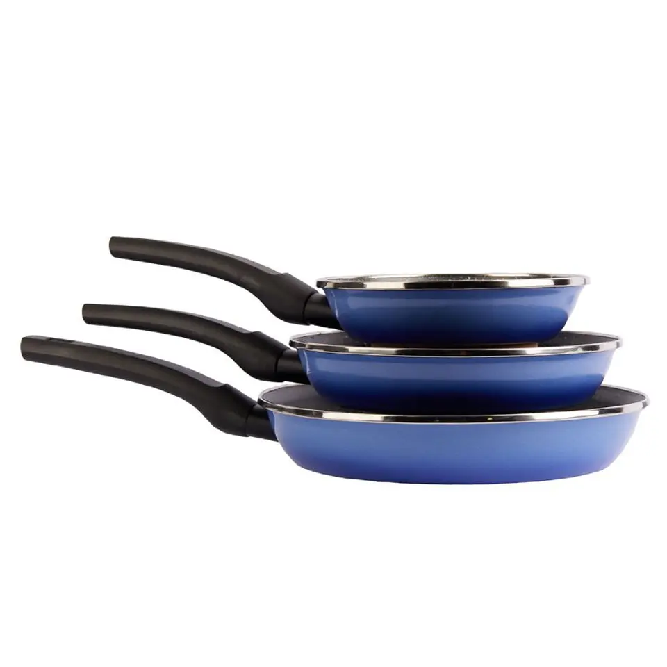 Set De 3 Sartenes Antiadherente 18/22/26 Cm Etai Blue Vitrex 1