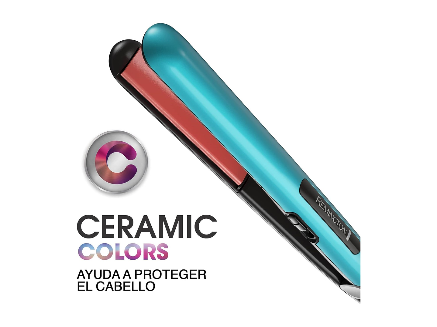 Plancha Alisadora Ceramic Colors S1520 Remington Azul 7