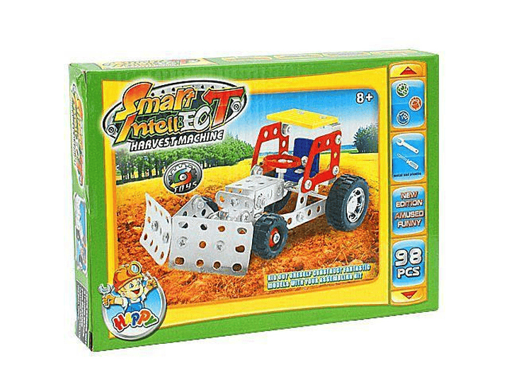 Set Construcción Camión Tractor Cosechador 98pz 55615 1