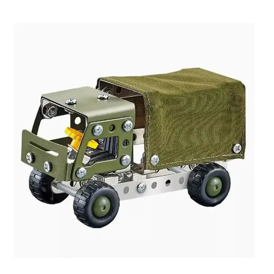 Set Construcción Armable Camión Militar 125pz 55617 1