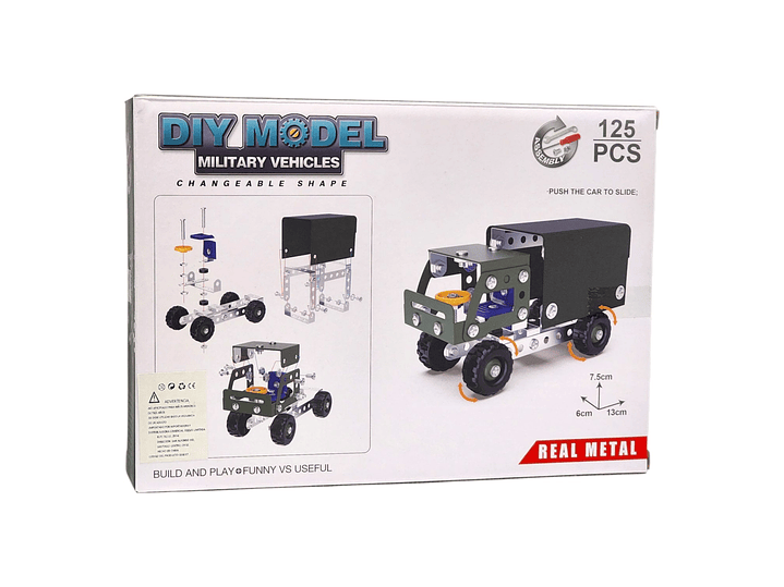 Set Construcción Armable Camión Militar 125pz 55617 2