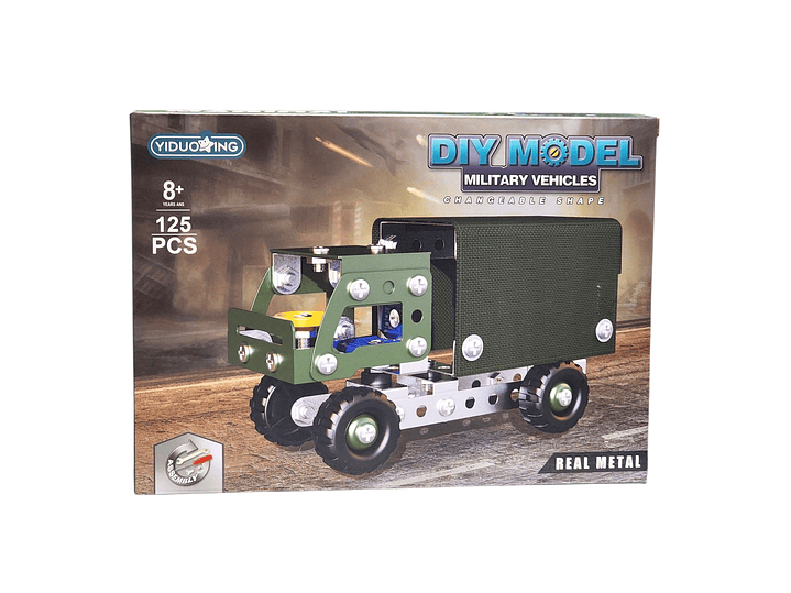 Set Construcción Armable Camión Militar 125pz 55617 6